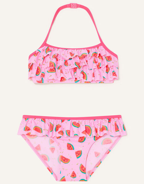 Watermelon Print Bikini, Pink (PINK), large