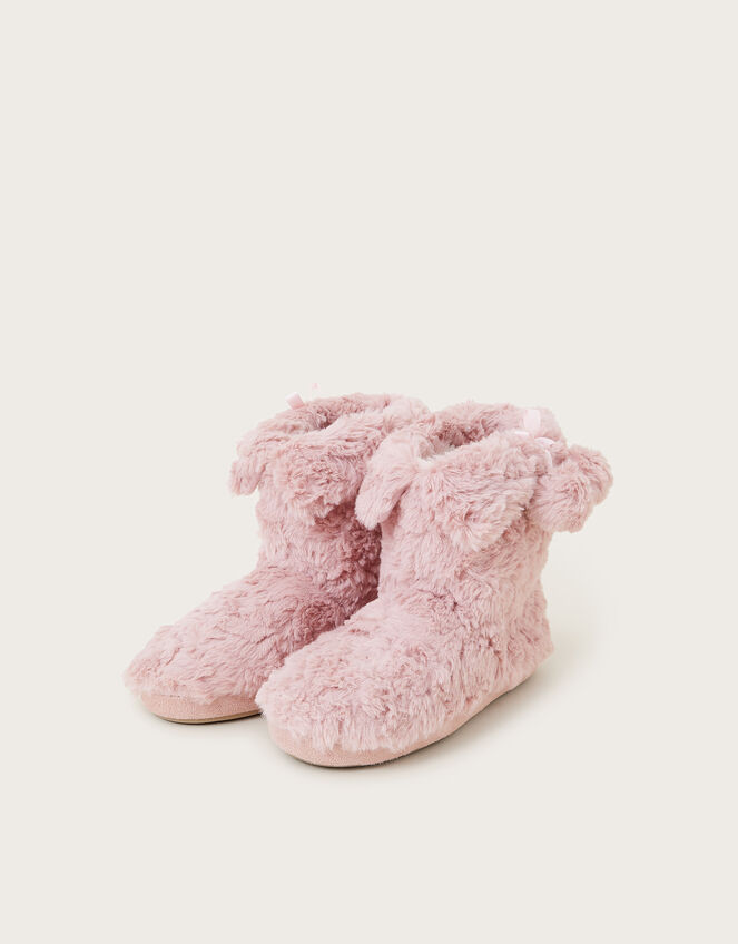 Bree Faux Fur Slipper Boots, Pink (PINK), large