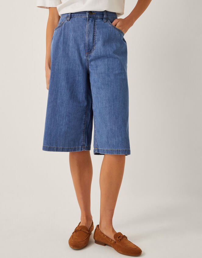 Edie Denim Jorts, Blue (DENIM BLUE), large