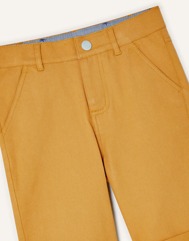 Chino Shorts, Yellow (MUSTARD), large