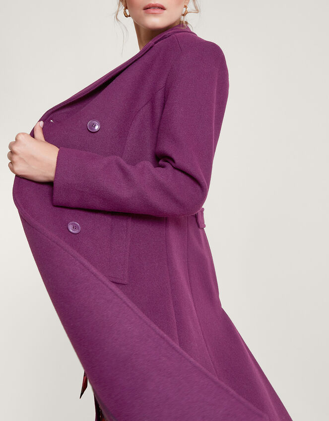 Danielle Skirted Coat, Red (BERRY), large