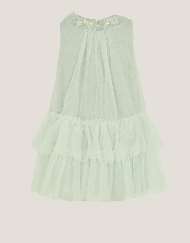 Baby Alex Sequin Swing Party Dress, Green (SAGE), large