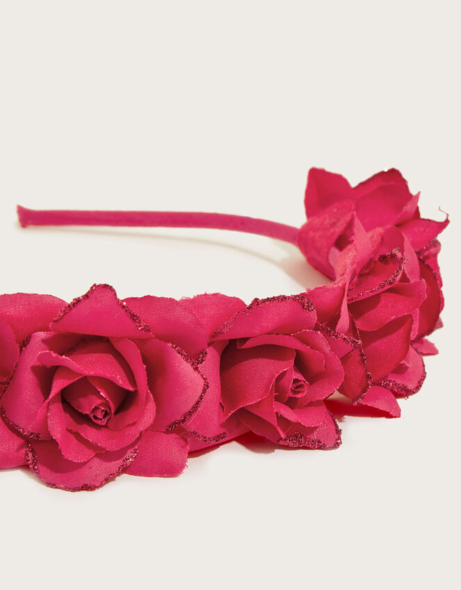 Rose Flower Headband, , large