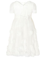 3D Roses Communion Dress White | Girls' Dresses | Monsoon UK.