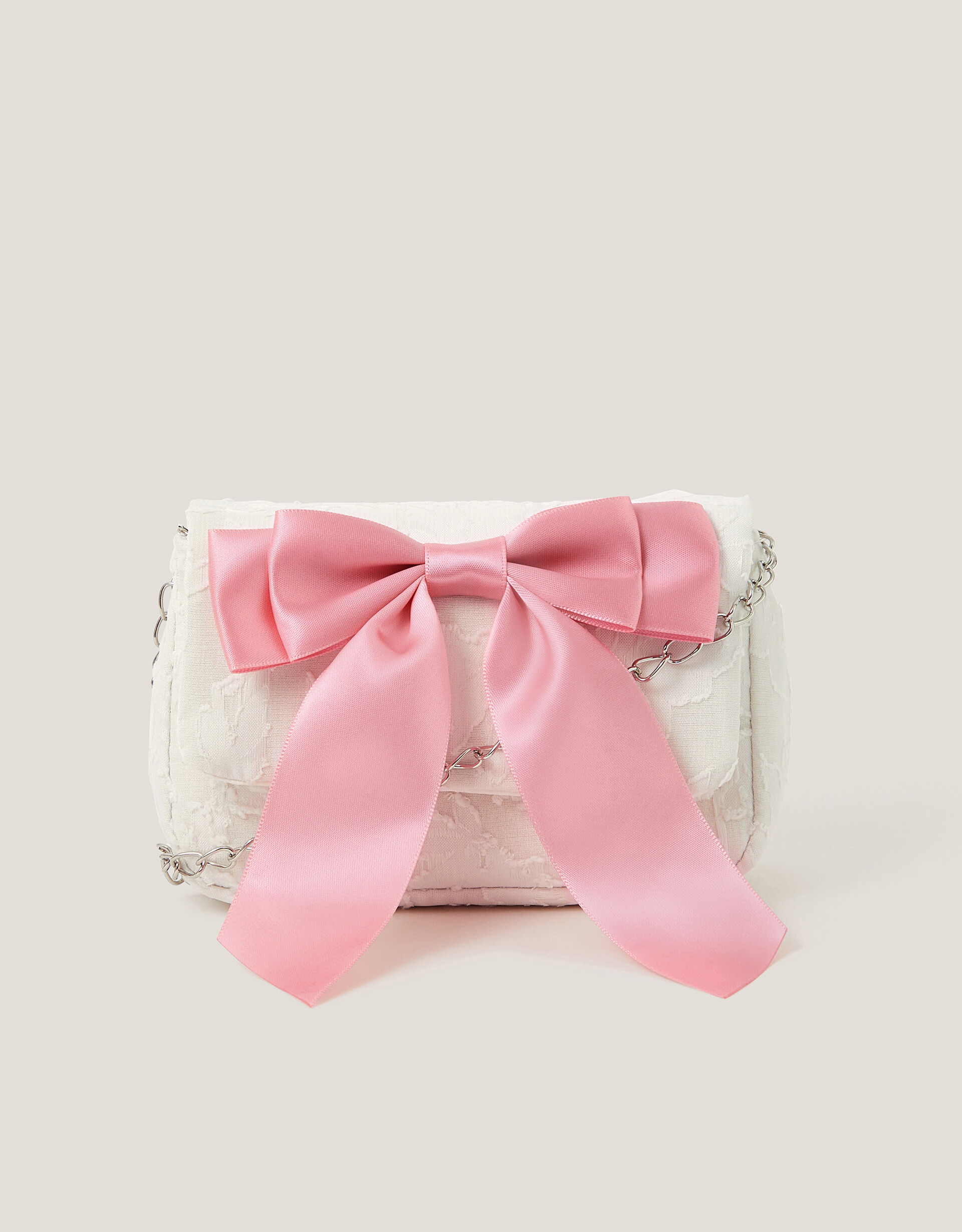 Bow Jacquard Bag