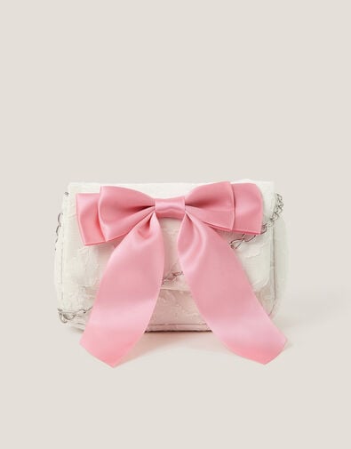 Bow Jacquard Bag, , large