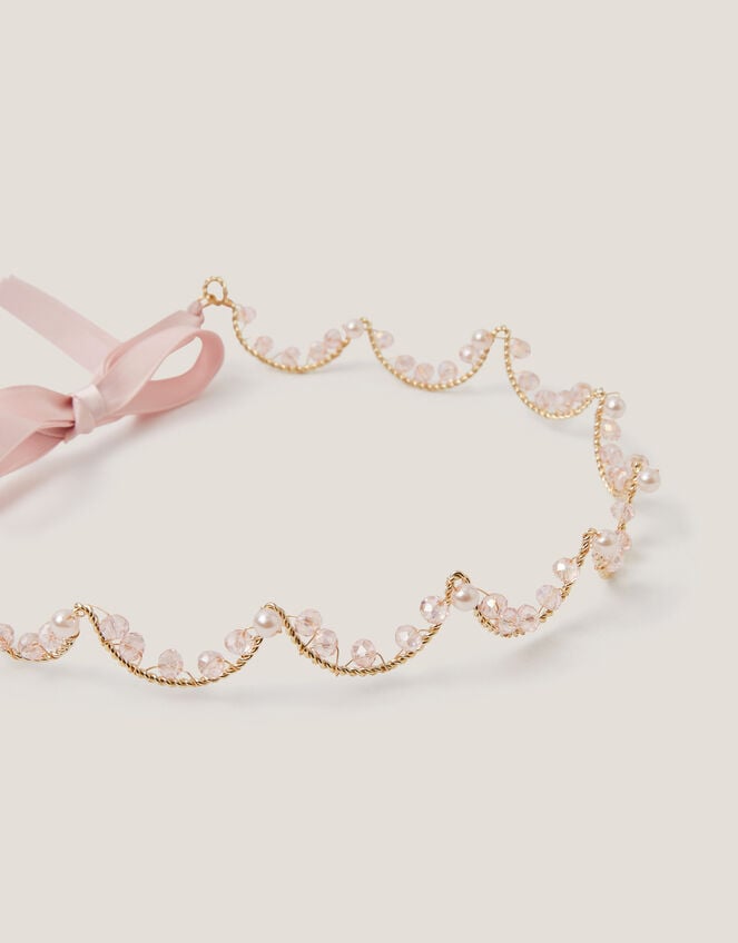 Bead Embellished Wire Crown, , large