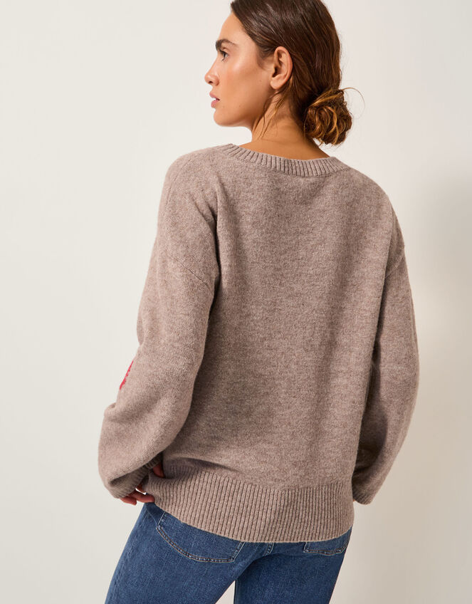 Fenn Floral Jumper Mink