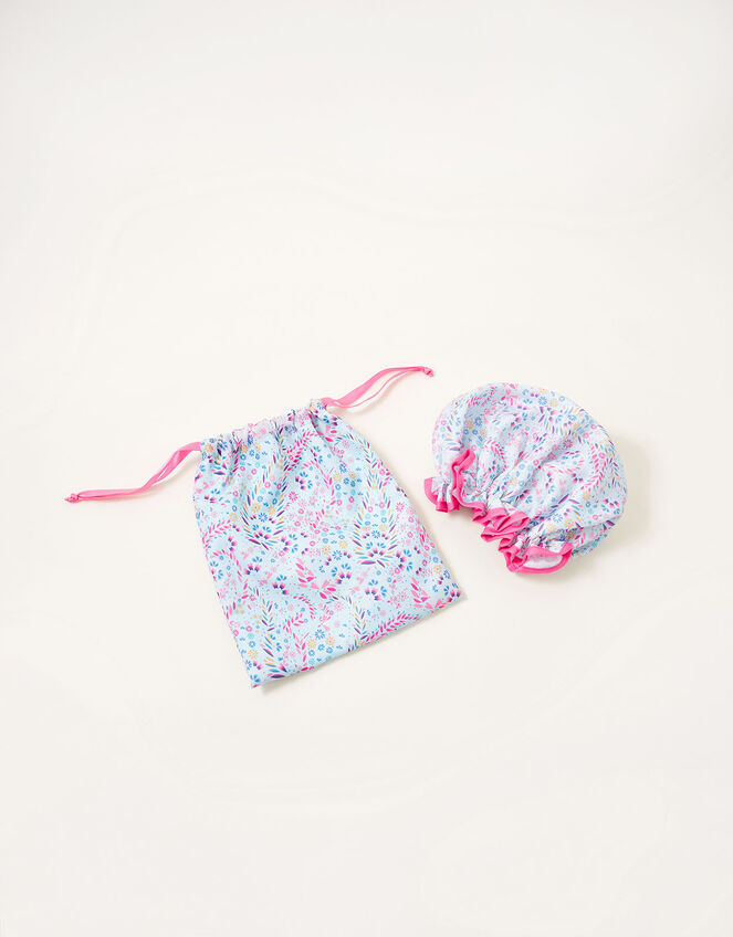 Polly Paisley Shower Cap and Wash Bag, , large