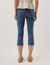 Cassie Capri Jeans, Blue (MID AUTHENTIC BLUE), large