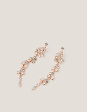 Diamant&eacute; Gemstone Drop Earrings, , large