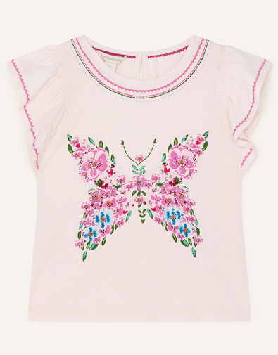 Boutique Butterfly T-Shirt Pink, Pink (PINK), large