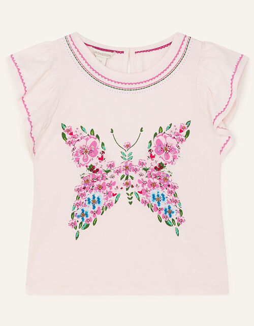 Boutique Butterfly T-Shirt, Pink (PINK), large