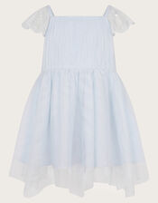 Baby Theodora Tulle Dress, Blue (BLUE), large