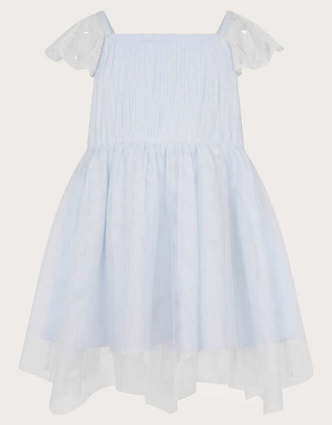 Baby Theodora Tulle Dress, Blue (BLUE), large