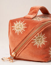 Elizabeth Scarlett Sun Goddess Velvet Make Up Bag, , large