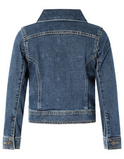 Dina Denim Jacket, Blue (DARK BLUE), large