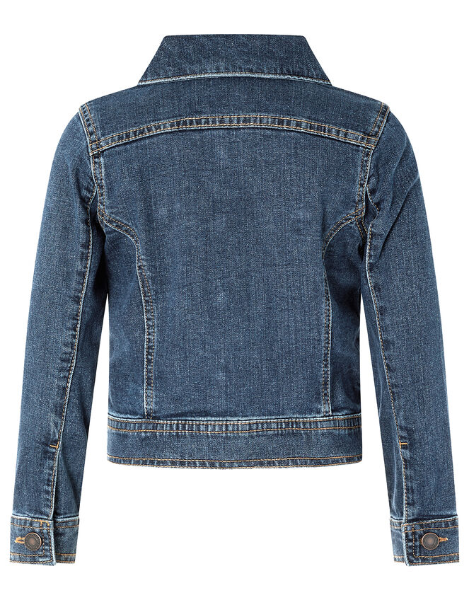 Dina Denim Jacket, Blue (DARK BLUE), large