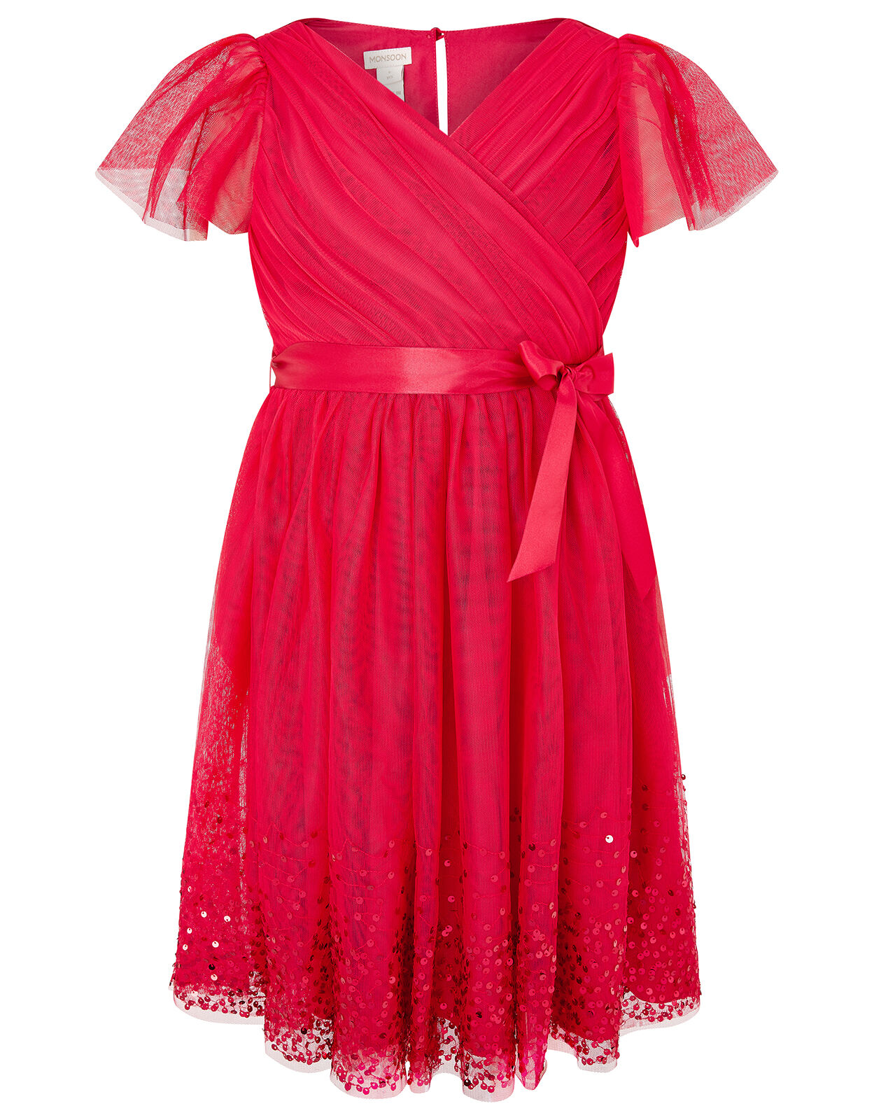 Monsoon red hot sale sequin dress