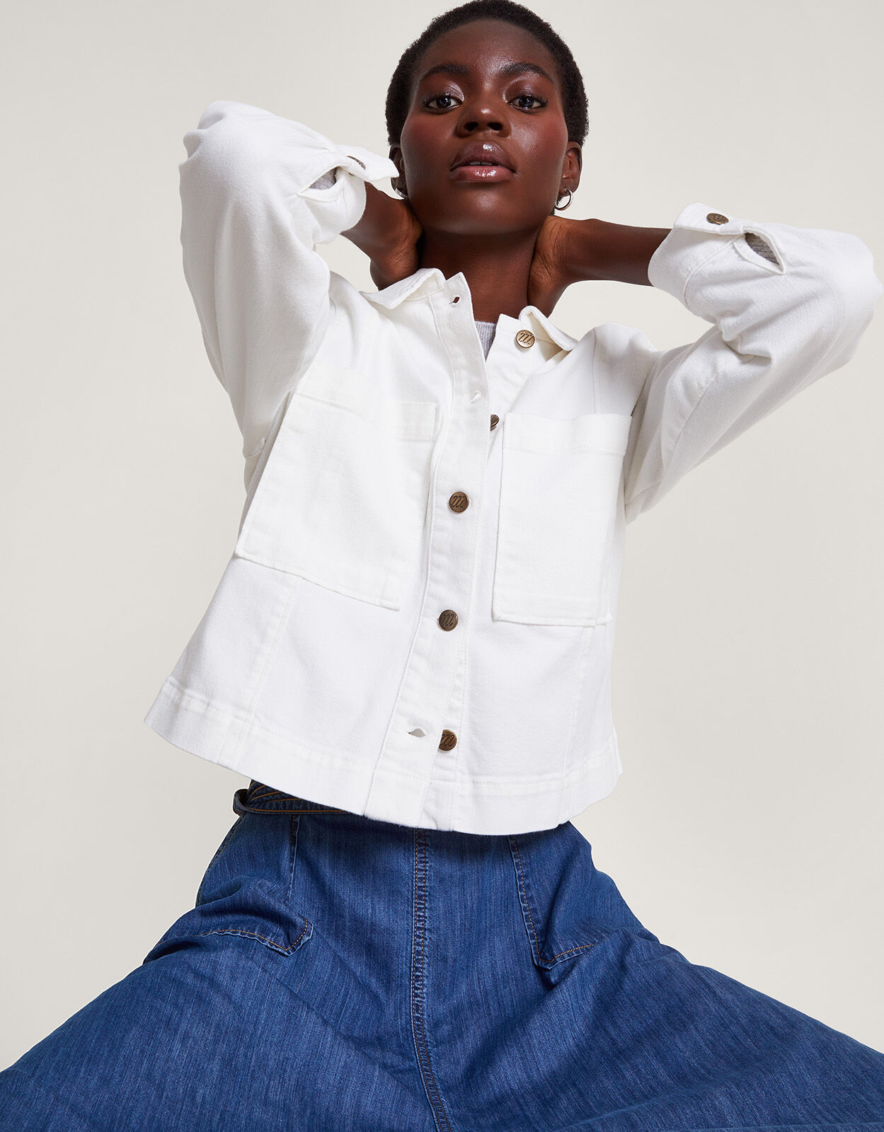Short cut on sale jean jacket