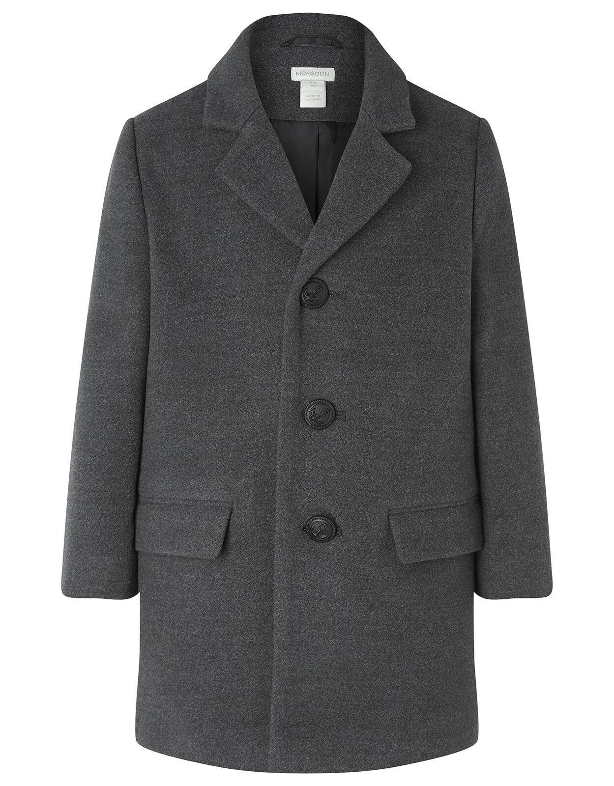 Long Top Coat Grey