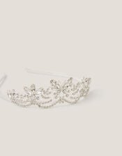 Diamanté Butterfly Tiara, , large