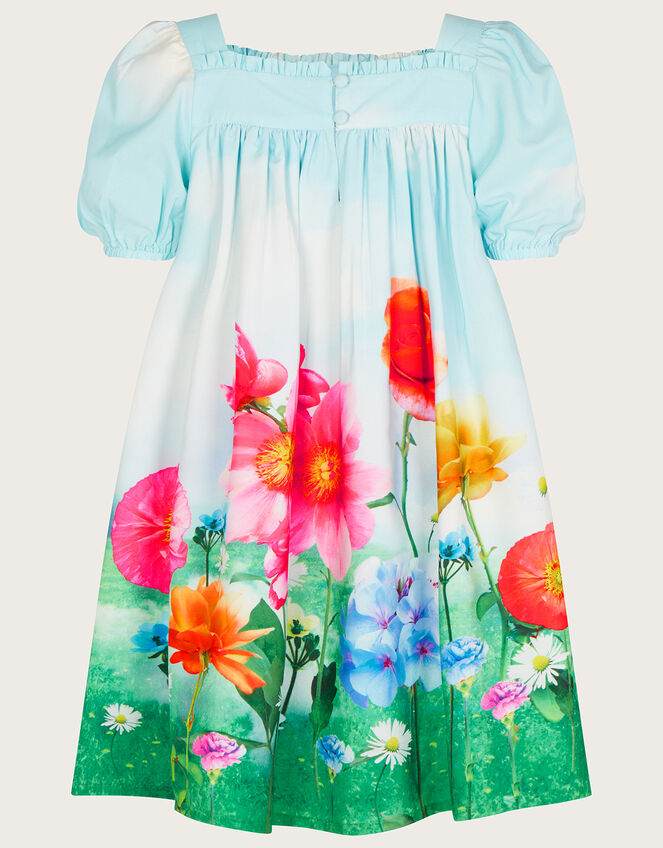 Floral Meadow Dress, Blue (BLUE), large