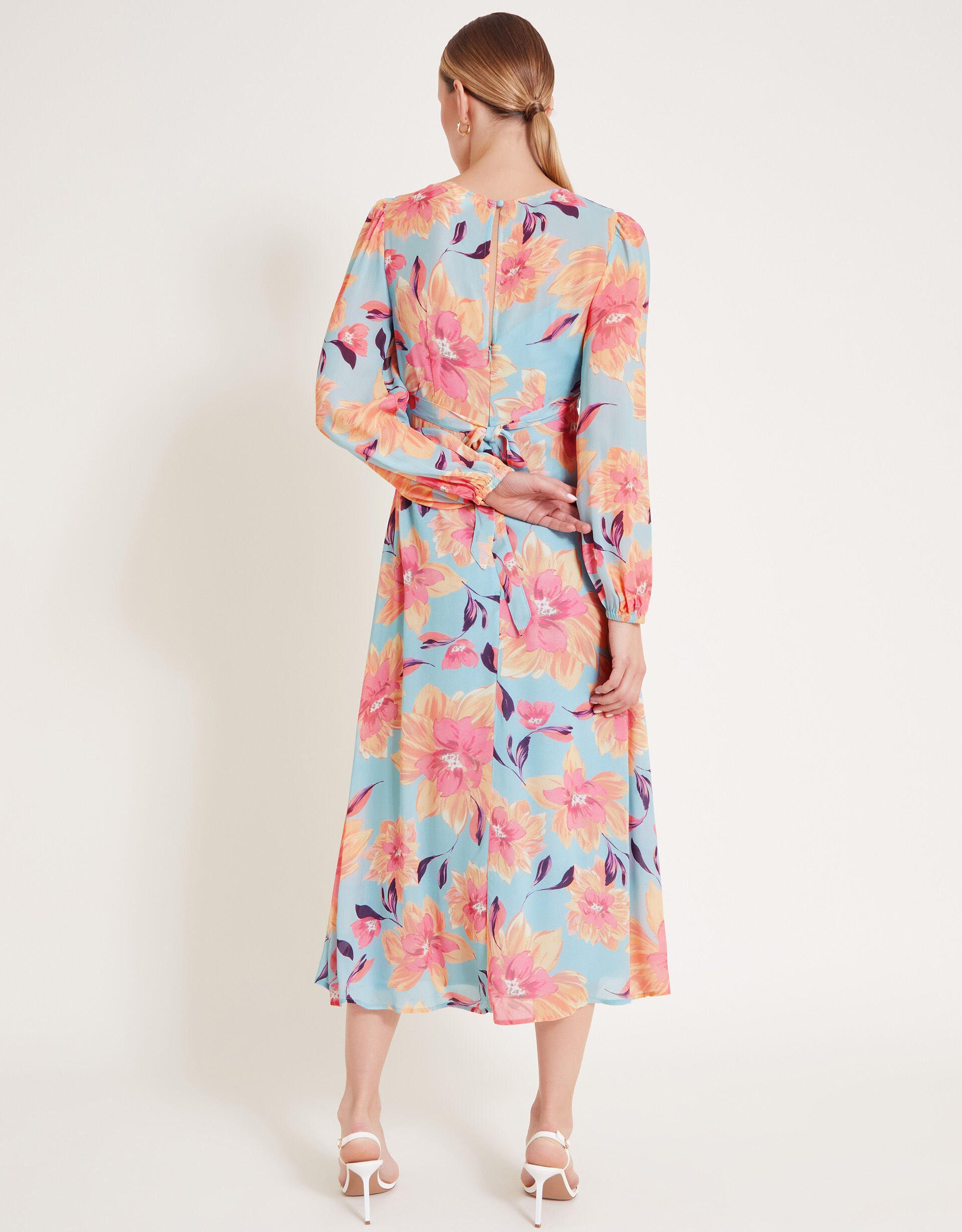 Lilith Maxi Dress Cinthia Blue Print
