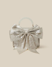 Satin Bow Bag, Gold (GOLD), large