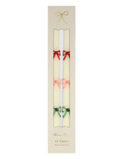 Meri Meri 2-Pack Bow Christmas Taper Candles, , large