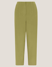 Adeline High-Waisted Suit Trousers, Green (GREEN), large