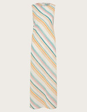 Aubree Stripe Dress, Green (GREEN), large