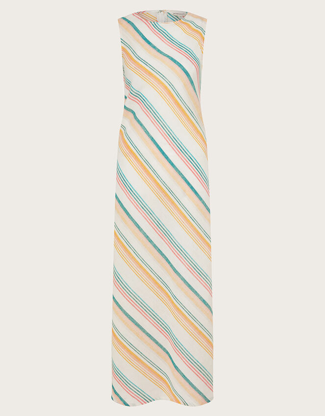 Aubree Stripe Dress, Green (GREEN), large