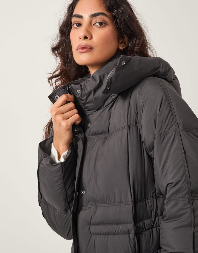 Molly Long Puffer Coat Black