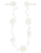 Flower and Pearl Trellis Hair Grips, , large