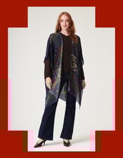 One Hundred Stars Parsley Seed Wool Shawl, , large