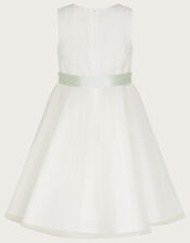 Freya 3D Scuba Bridesmaid Dress, Ivory (IVORY), large
