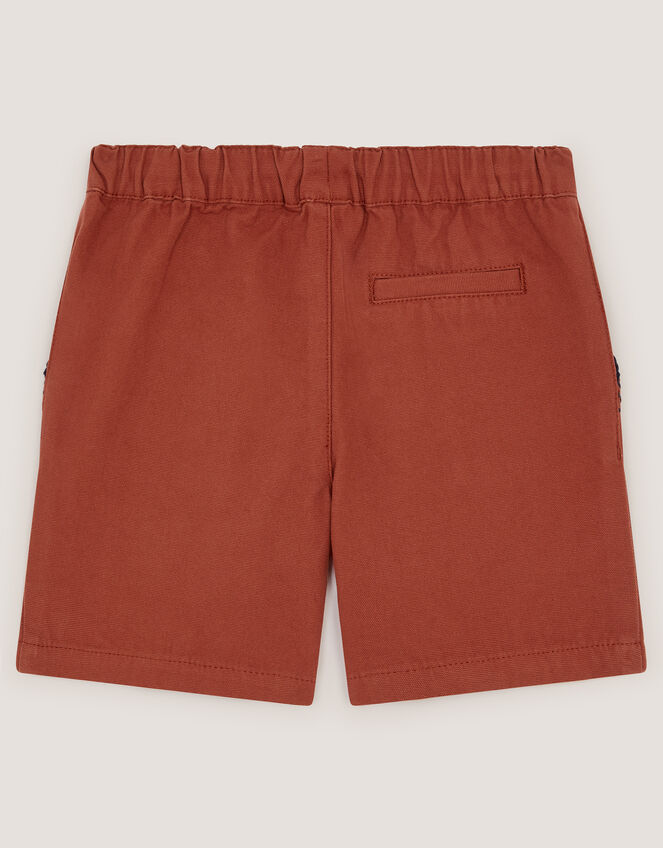 Whipstitch Drawstring Shorts, Red (RED), large