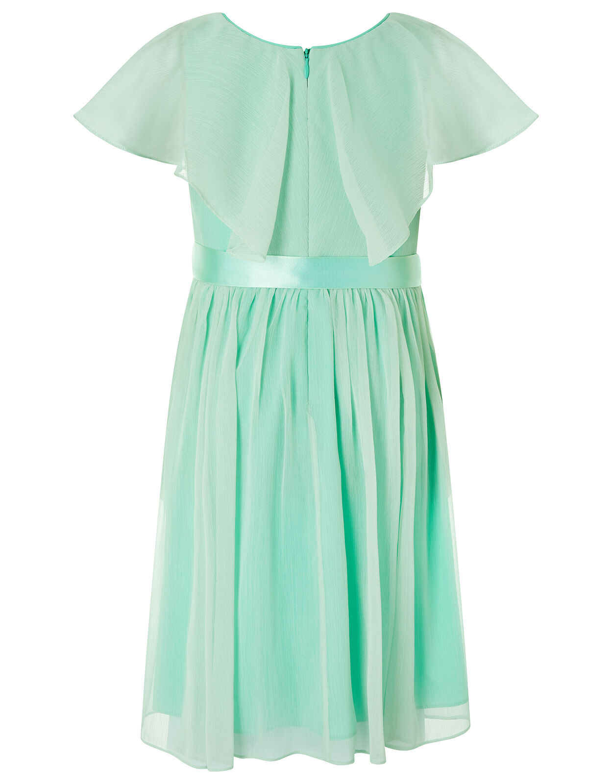 girls green maxi dress