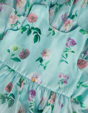 Calla Floral Organza Tiered Party Dress, Multi (MULTI), large