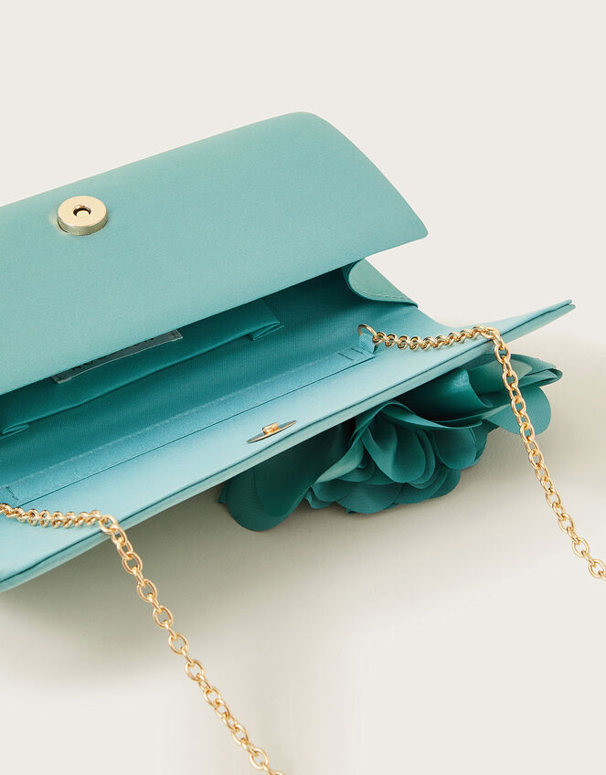 Corsage Occasion Bag, Teal (TEAL), large