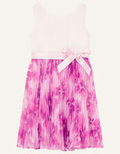 Nixie Floral Pleated Dress, Pink (PINK), large