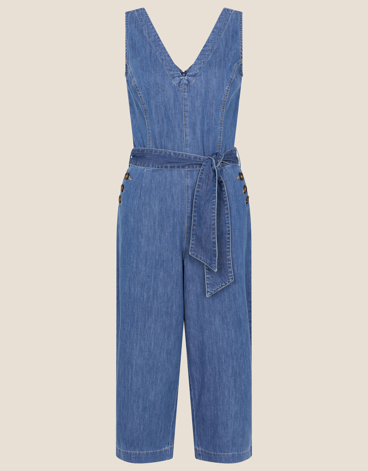 Monsoon blue jumpsuit sale