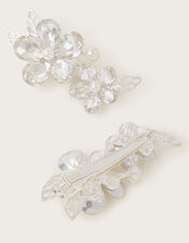2-Pack Jewel Flower Clips, , large
