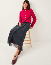 Monsoon x Sarah Corbett-Winder Velvet Military Jacket, Red (RED), large