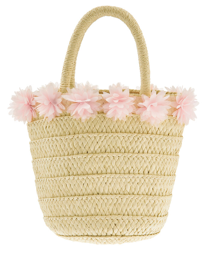 Fleur Flower Straw Bag Children's Bags Monsoon UK.
