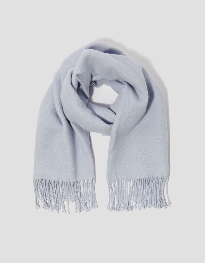Celia Metallic Tassel Scarf, , large