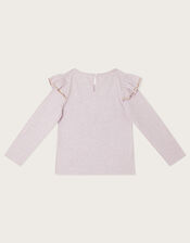 Butterfly Long Sleeve Top, Purple (LILAC), large