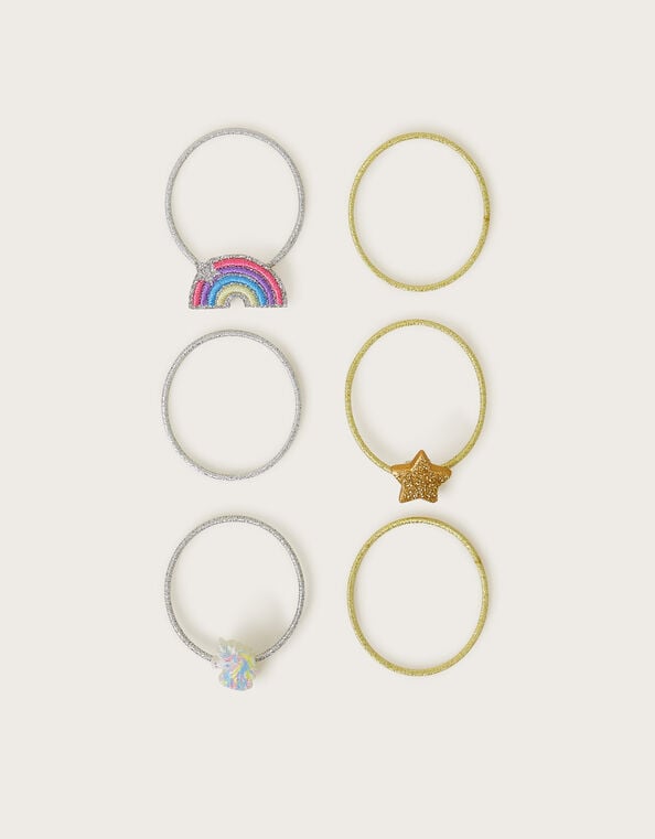 6-Pack Magical Glitter Hair Bands, , large