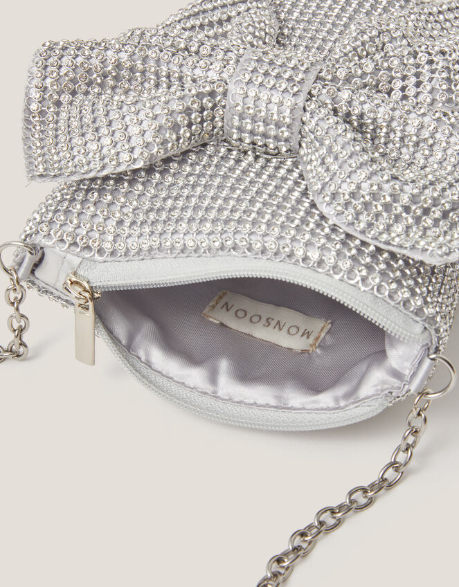 Diamant&eacute; Embellished Bow Bag, , large